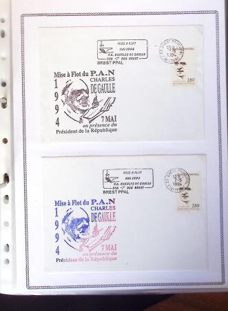 1945-2010 Collection sur la Poste Navale avec des milliers