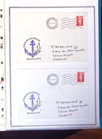 1945-2010 Collection sur la Poste Navale avec des milliers