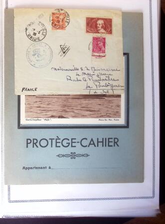 1945-2010 Collection sur la Poste Navale avec des milliers