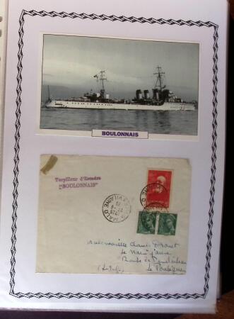 1945-2010 Collection sur la Poste Navale avec des milliers