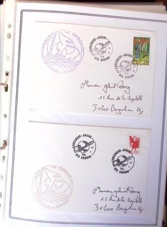 1945-2010 Collection sur la Poste Navale avec des milliers