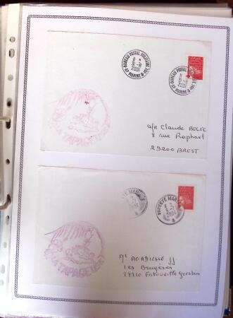 1945-2010 Collection sur la Poste Navale avec des milliers