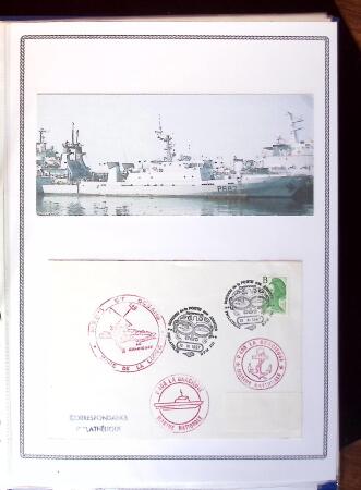 1945-2010 Collection sur la Poste Navale avec des milliers