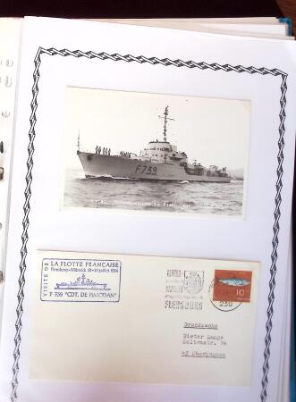 1945-2010 Collection sur la Poste Navale avec des milliers