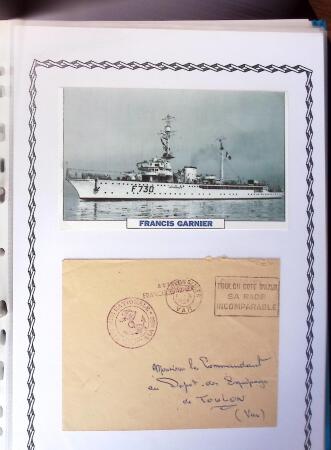 1945-2010 Collection sur la Poste Navale avec des milliers