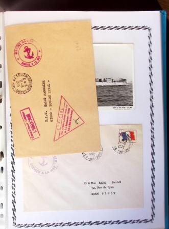 1945-2010 Collection sur la Poste Navale avec des milliers