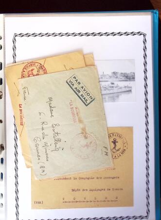 1945-2010 Collection sur la Poste Navale avec des milliers