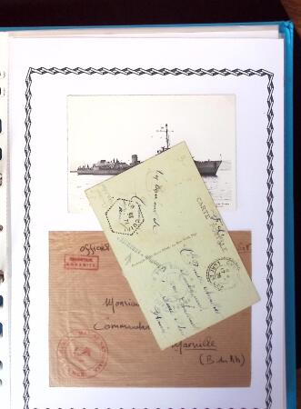 1945-2010 Collection sur la Poste Navale avec des milliers