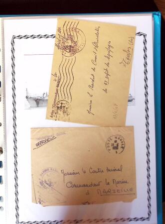 1945-2010 Collection sur la Poste Navale avec des milliers