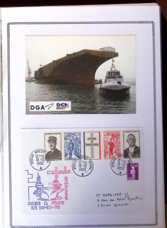 1945-2010 Collection sur la Poste Navale avec des milliers
