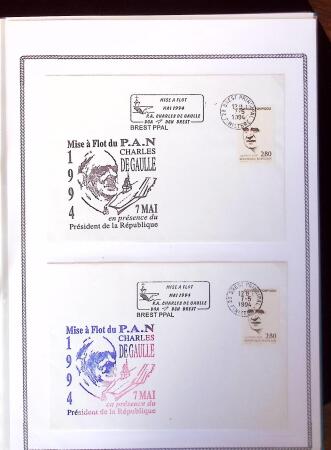 1945-2010 Collection sur la Poste Navale avec des milliers