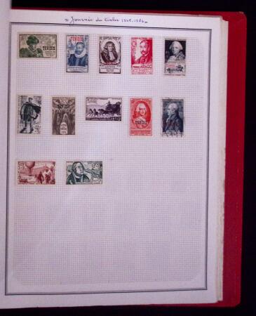 1860-1960 Collection de colonies en trois albums, à