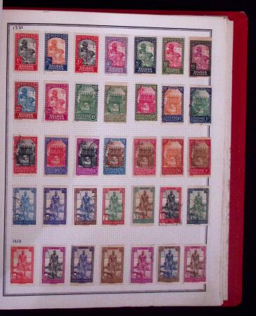 1860-1960 Collection de colonies en trois albums, à