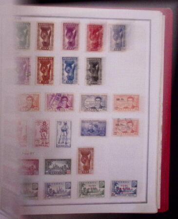 1860-1960 Collection de colonies en trois albums, à