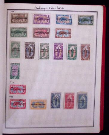 1860-1960 Collection de colonies en trois albums, à