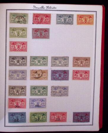 1860-1960 Collection de colonies en trois albums, à