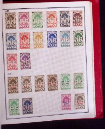 1860-1960 Collection de colonies en trois albums, à