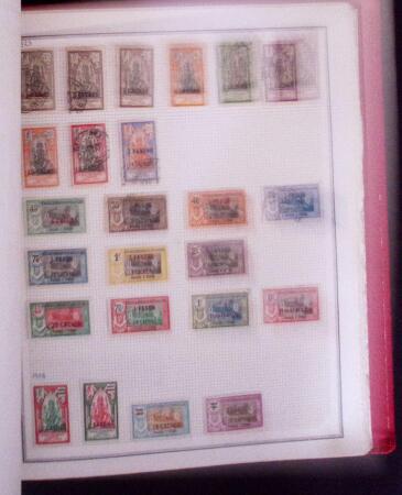 1860-1960 Collection de colonies en trois albums, à
