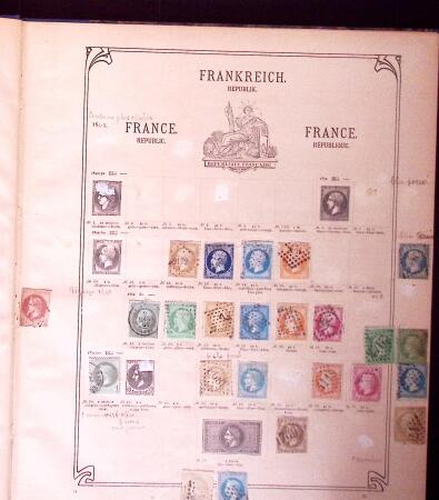 1850-1960, Small estate in seven albums and a folders