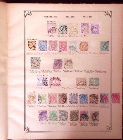 1850-1960, Small estate in seven albums and a folders