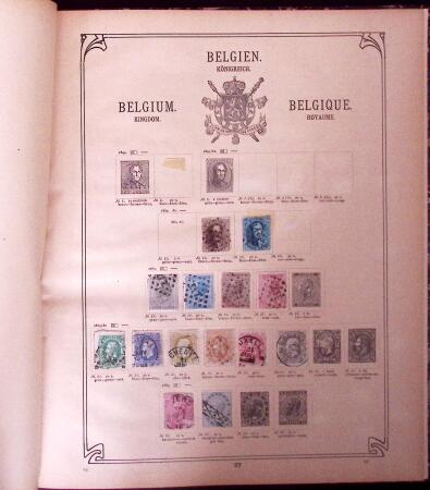 1850-1960, Small estate in seven albums and a folders