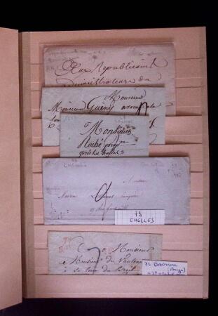 1646-1850 Ensemble classé en une boite , 1 gros classeur,