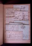 1646-1850 Ensemble classé en une boite , 1 gros classeur,