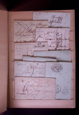 1646-1850 Ensemble classé en une boite , 1 gros classeur,