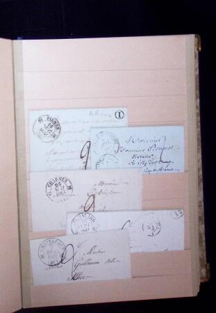 1646-1850 Ensemble classé en une boite , 1 gros classeur,