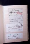 1646-1850 Ensemble classé en une boite , 1 gros classeur,