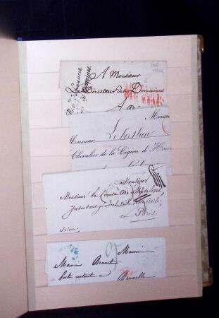 1646-1850 Ensemble classé en une boite , 1 gros classeur,