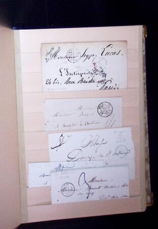 1646-1850 Ensemble classé en une boite , 1 gros classeur,