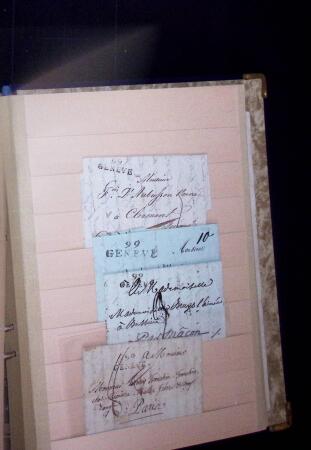 1646-1850 Ensemble classé en une boite , 1 gros classeur,