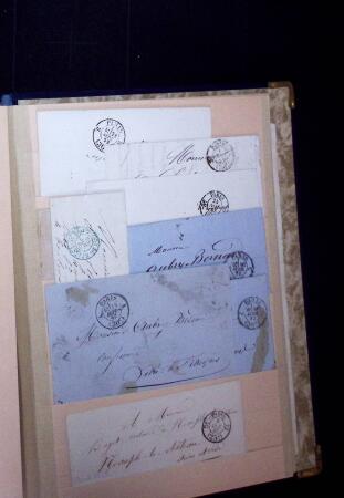 1646-1850 Ensemble classé en une boite , 1 gros classeur,
