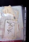 1646-1850 Ensemble classé en une boite , 1 gros classeur,