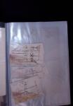 1646-1850 Ensemble classé en une boite , 1 gros classeur,