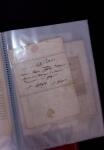 1646-1850 Ensemble classé en une boite , 1 gros classeur,