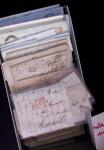 1646-1850 Ensemble classé en une boite , 1 gros classeur,