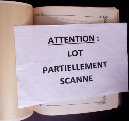 1852-1870 un classeur contenant une partie de lettres