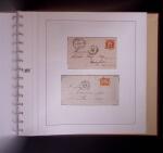 1852-1870 un classeur contenant une partie de lettres