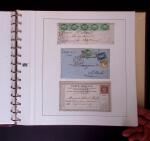 1852-1870 un classeur contenant une partie de lettres