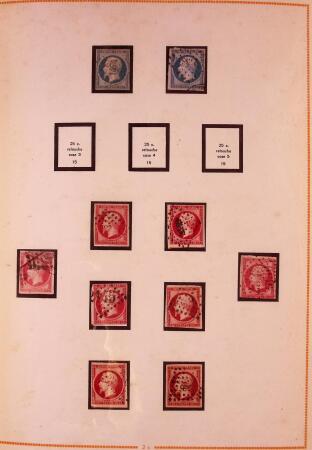 1849-2003 Collection de timbres de France an 10 albums