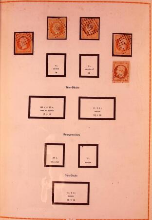 1849-2003 Collection de timbres de France an 10 albums