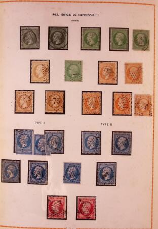 1849-2003 Collection de timbres de France an 10 albums