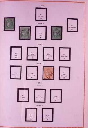 1849-2003 Collection de timbres de France an 10 albums