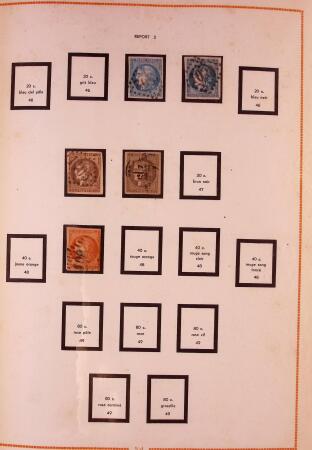 1849-2003 Collection de timbres de France an 10 albums