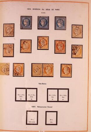1849-2003 Collection de timbres de France an 10 albums