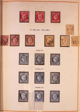 1849-2003 Collection de timbres de France an 10 albums