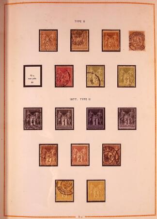 1849-2003 Collection de timbres de France an 10 albums