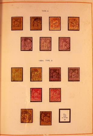1849-2003 Collection de timbres de France an 10 albums